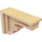 Ekena Millwork 3"W x 9"D x 6"H Classic Highland Rough Cedar Woodgrain TimberThane Corbel, Primed Tan CORUR03X09X06HLDRCPR - alternate 6